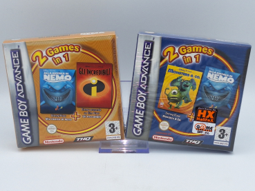 2 Games in 1 Findet Nemo/Monster AG/Die Unglaublichen - NEU